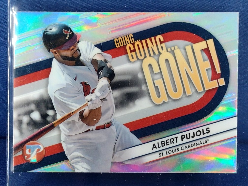 2023 Topps Pristine #GGG-17 Albert Pujols "Going, Going, Gone" refractor