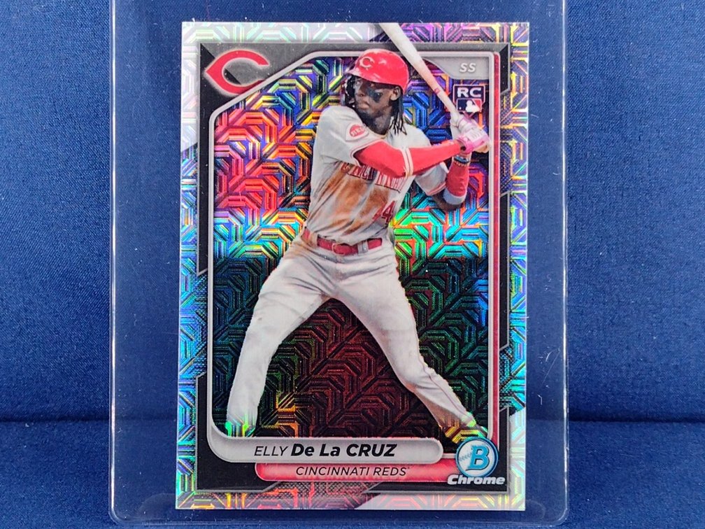 2024 Bowman Chrome #42 Elly De La Cruz RC - mojo refractor