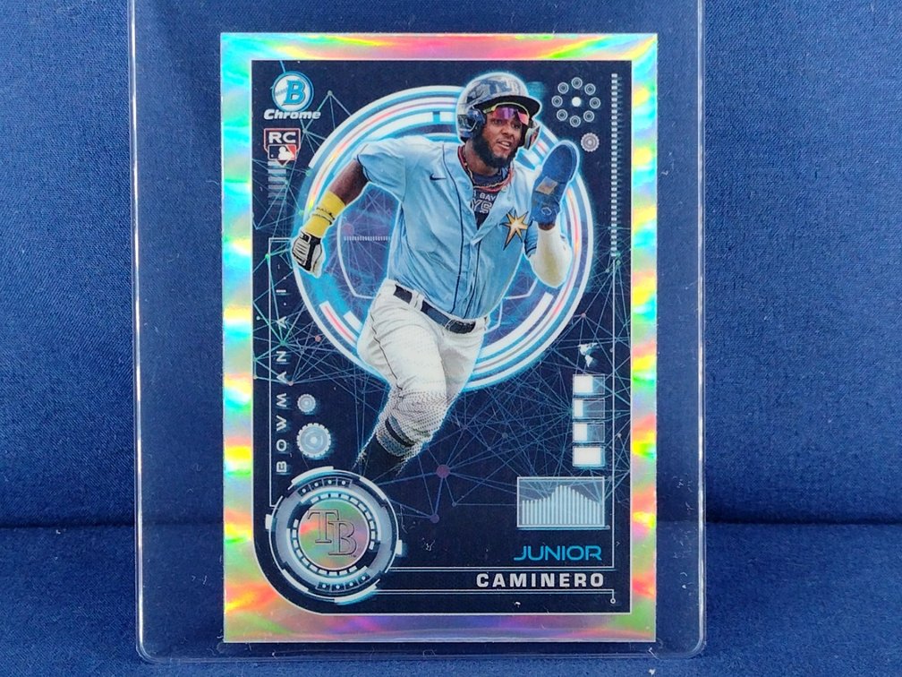 2024 Bowman Chrome #BAI-20 Junior Caminero RC - "Bowman AI"