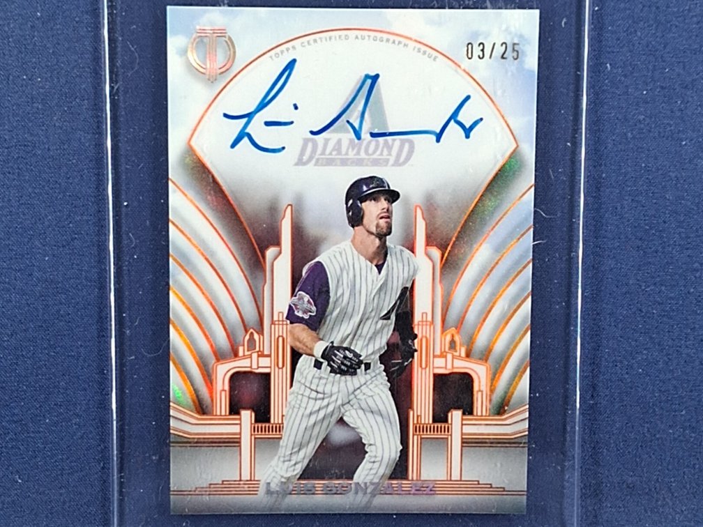 2026 Topps Tribute #TCC-LG Luis Gonzalez auto 3/25