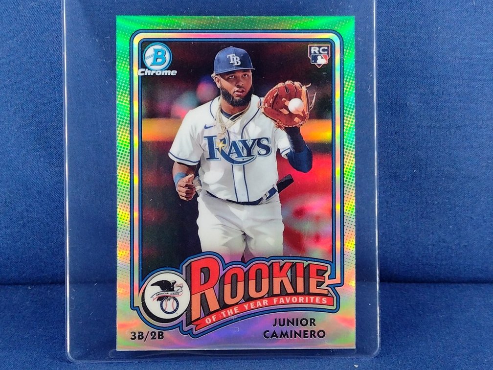 2024 Bowman Chrome #ROY-8 Junior Caminero RC "Rookie of the Year Favorites"