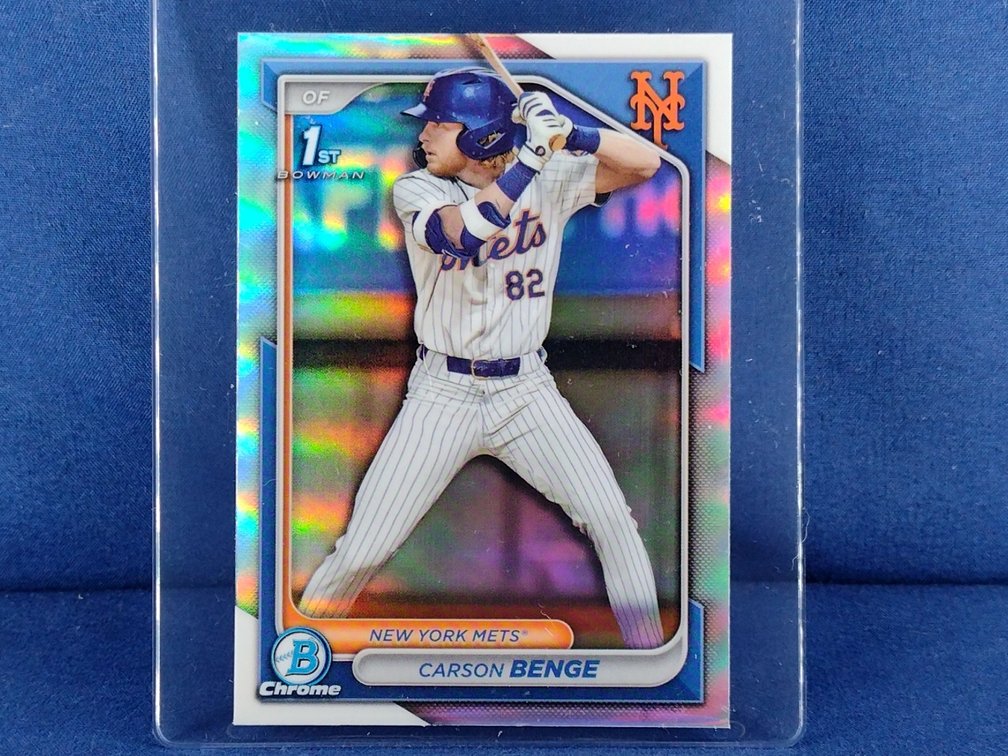 2024 Bowman Draft #BDC-28 Carson Benge - 1st Bowman - refractor