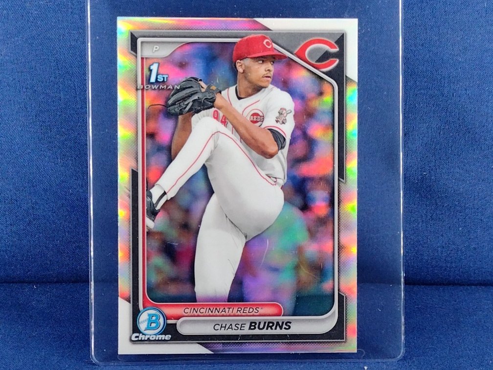 2024 Bowman Draft #BDC-55 Chase Burns - 1st Bowman - refractor