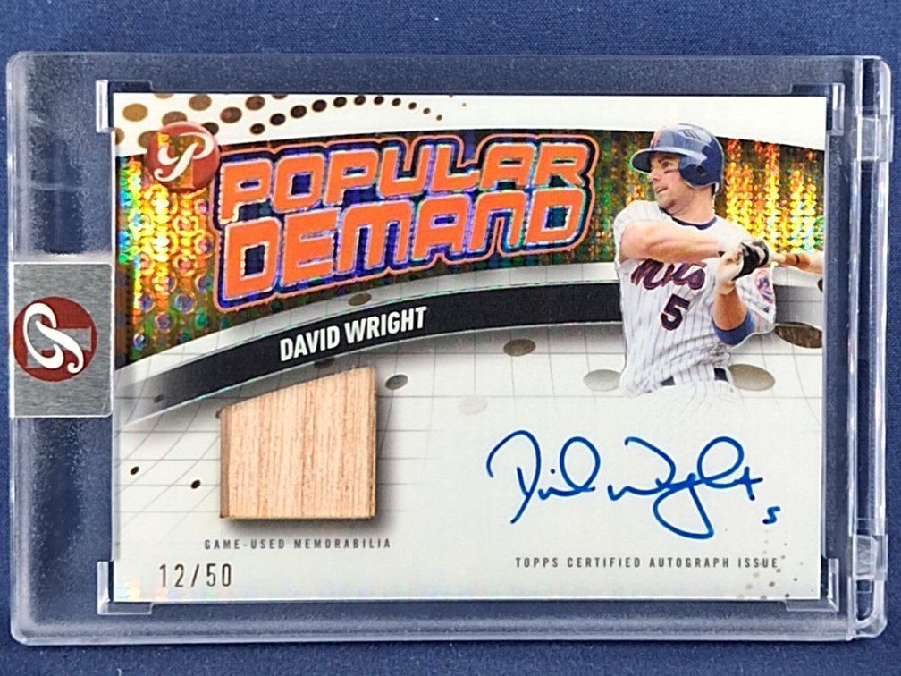 2026 Topps Pristine #PDAR-SW David Wright auto relic 12/50