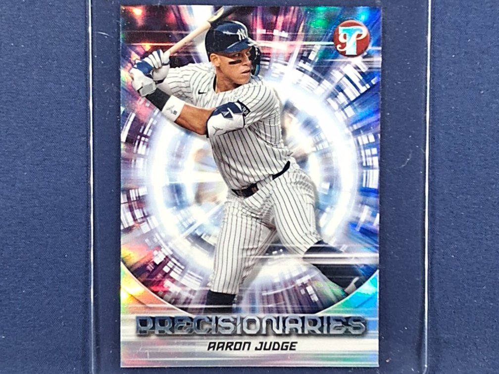 2026 Topps Pristin #PR-16 Aaron Judge "Precisionaries" refractor