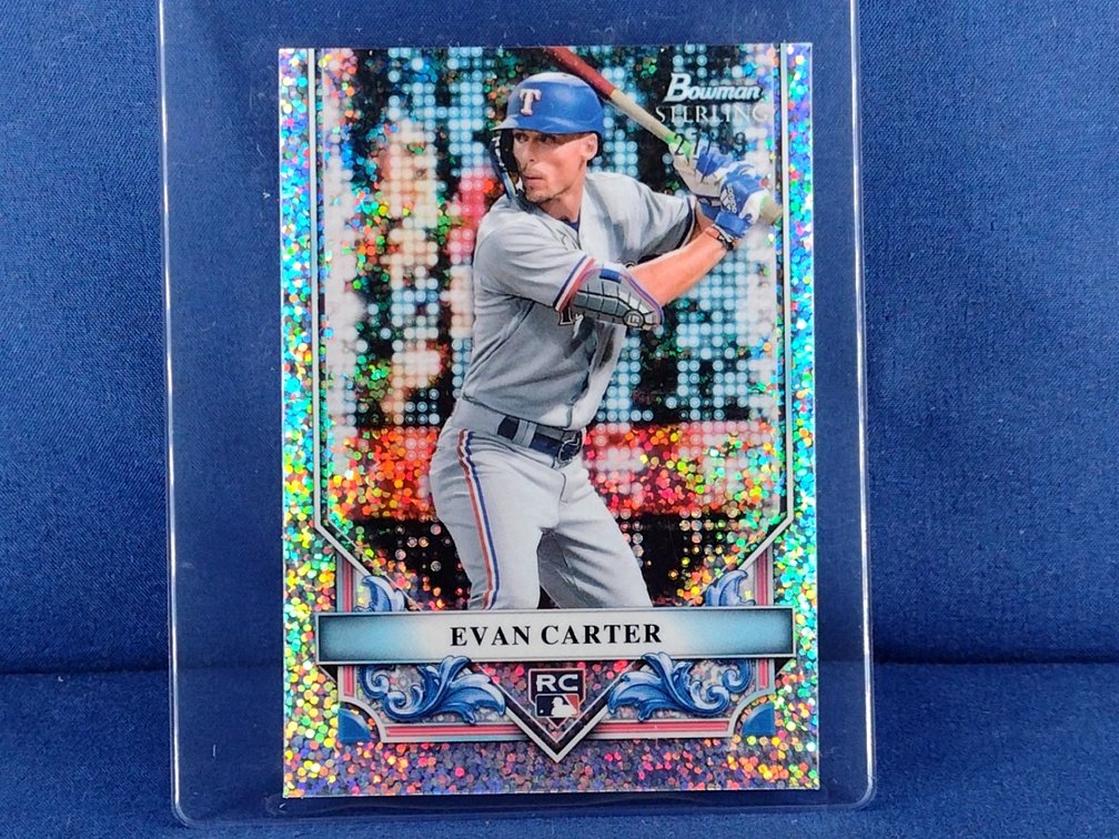 2024 Bowman Sterling #BSR-50 Evan Carter RC 27/99