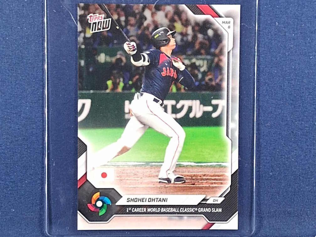 2026 Topps Now #WB4 Shohei Ohtani - World Baseball Classic grand slam for Team Japan