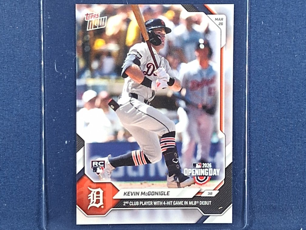 2026 Topps Now #7 Kevin McGonigle - MLB debut