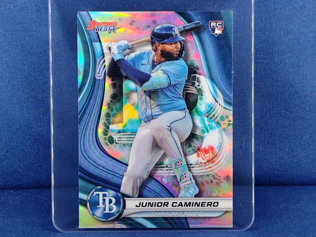 2024 Bowman's Best #62 Junior Caminero RC refractor