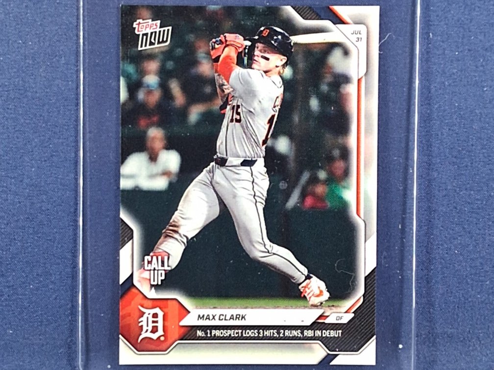 2026 Topps Now #505 Max Clark - MLB debut
