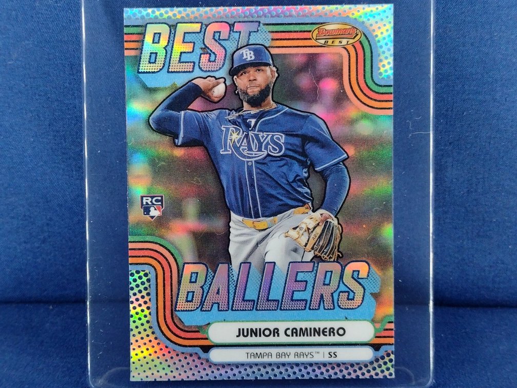 2024 Bowman's Best #BB-24 Junior Caminero RC "Best Ballers" refractor