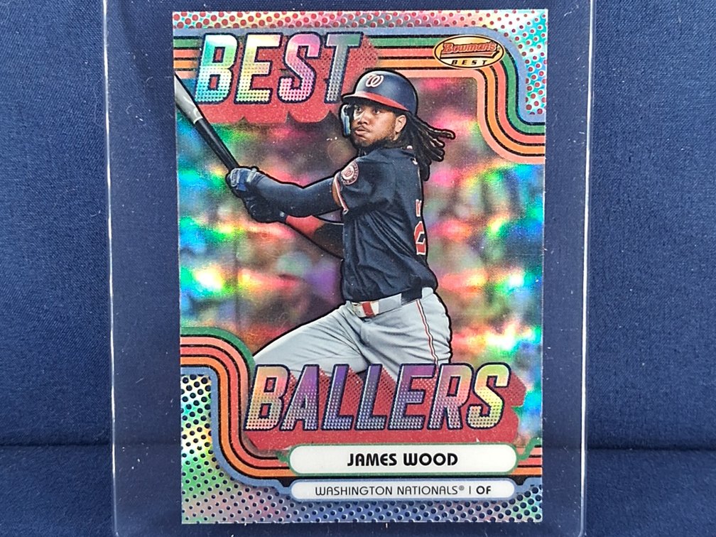 2024 Bowman's Best #BB-30 James Wood "Best Ballers" refractor