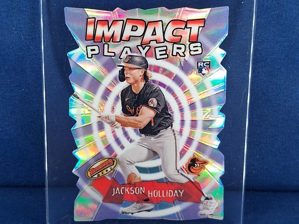 2024 Bowman's Best #IP-25 Jackson Holliday RC - "Impact Players" refractor