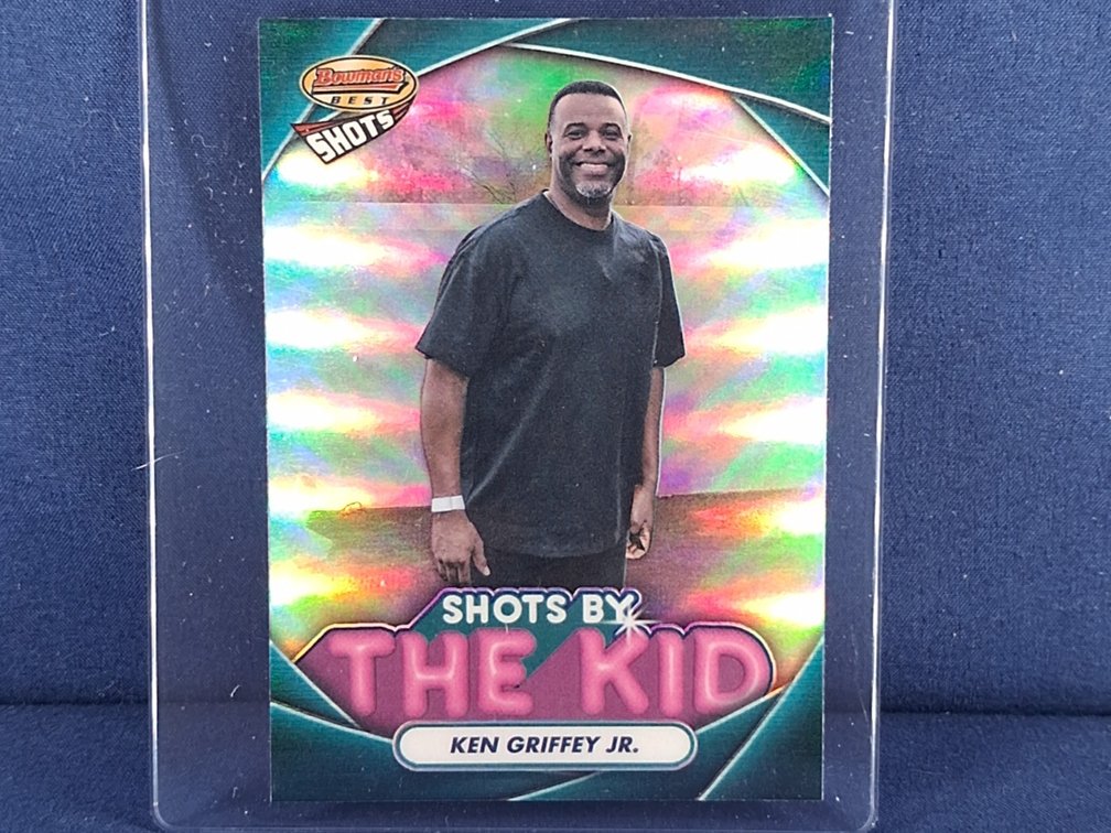 2024 Bowman's Best TK-15 Ken Griffey Jr. "Shots by the Kid" refractor