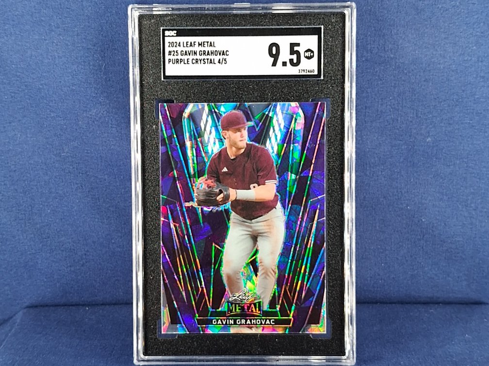 2024 Leaf Metal #25 Gavin Grahovac 4/5 - SGC 9.5 - now with Angels