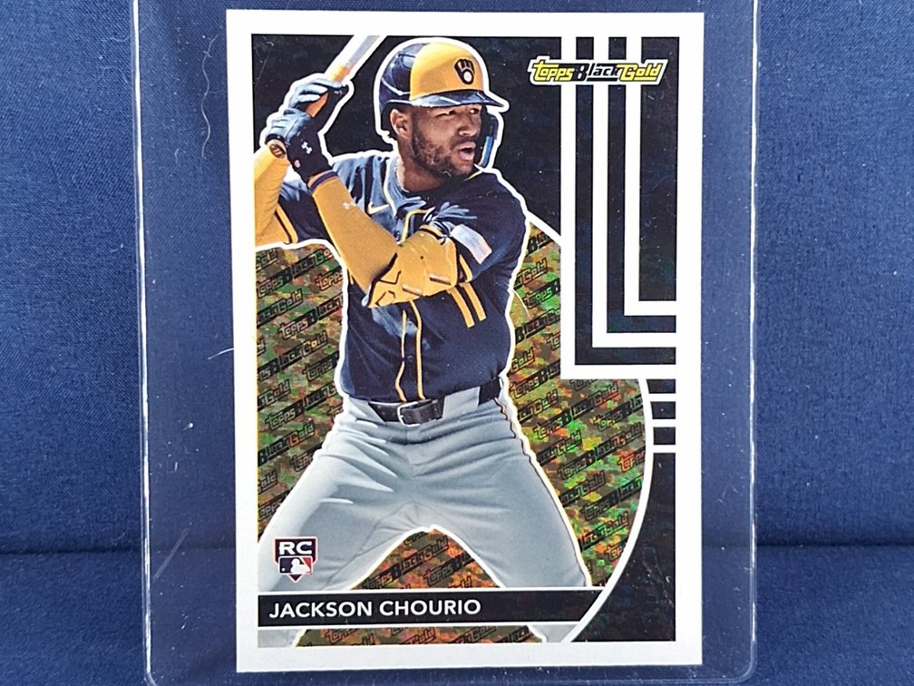 2024 Topps #BG-25 Jackson Chourio RC "Black Gold"