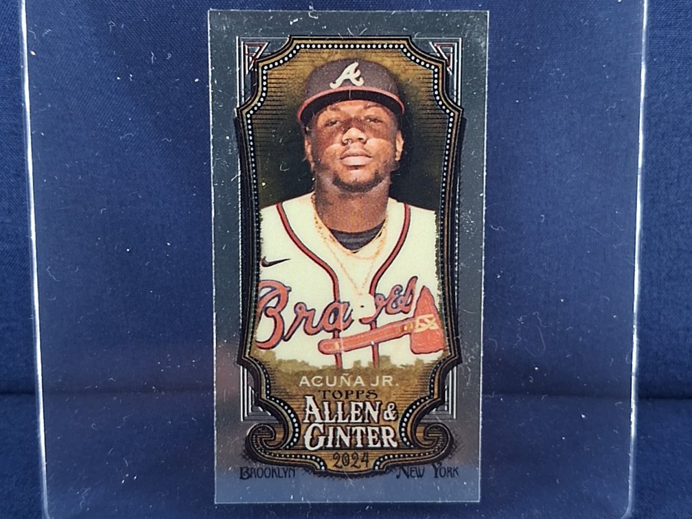 2024 Topps Allen & Ginter #20 Ronald Acuna Jr. - chrome - mini-card
