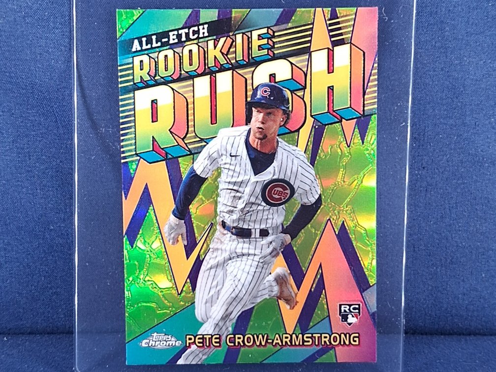 2024 Topps Chrome #CERR-7 Pete Crow-Armstrong RC "All-Etch Rookie Rush"