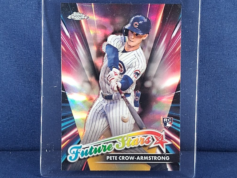 2024 Topps Chrome #FSU-19 Pete Crow-Armstrong RC "Future Stars" refractor