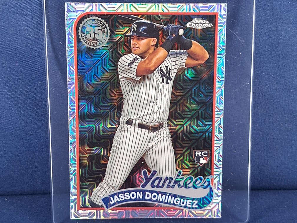 2024 Topps Chrome #T89C-33 Jasson Dominguez RC refractor "1989 throwback"
