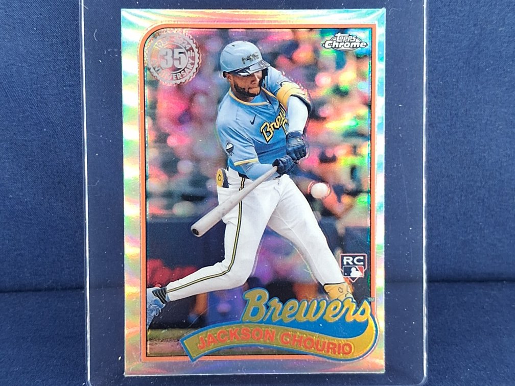 2024 Topps Chrome Update #89CU-4 Jackson Chourio RC "1989 throwback"