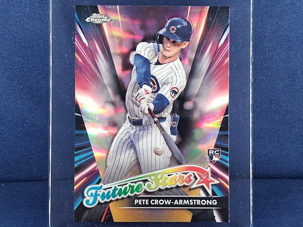 2024 Topps Chrome Update #FSU-19 Pete Crow-Armstrong RC "Future Stars" refractor