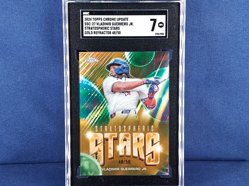 2024 Topps Chrome Update #SSC-27 Vladimir Guerrero Jr. "Stratospheric Stars" 48/50 - SGC 7