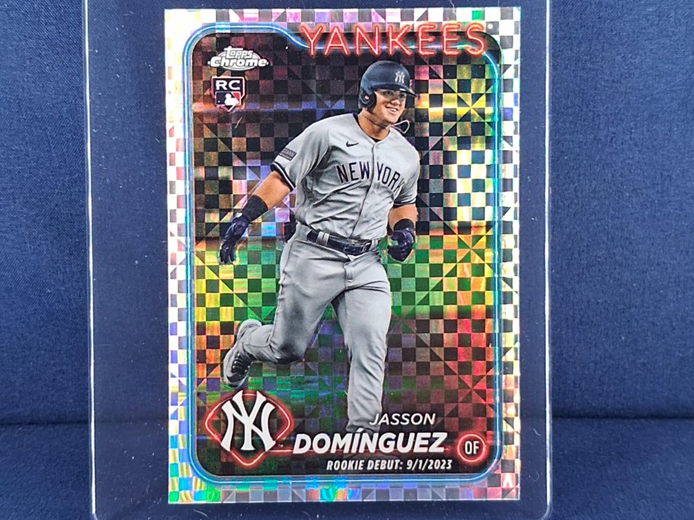 2024 Topps Chrome Update #USC70 Jasson Dominguez RC x-fractor
