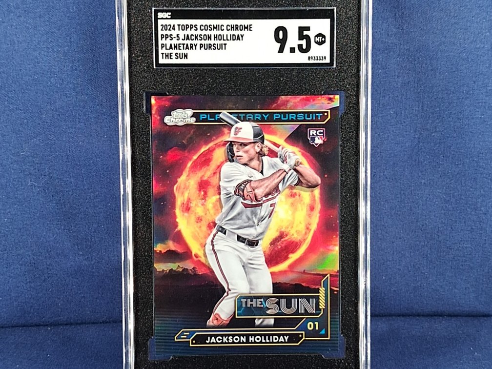 2024 Topps Cosmic Chrome #PPS5 Jackson Holliday RC Planetary Pursuits - SUN" - SGC 9.5