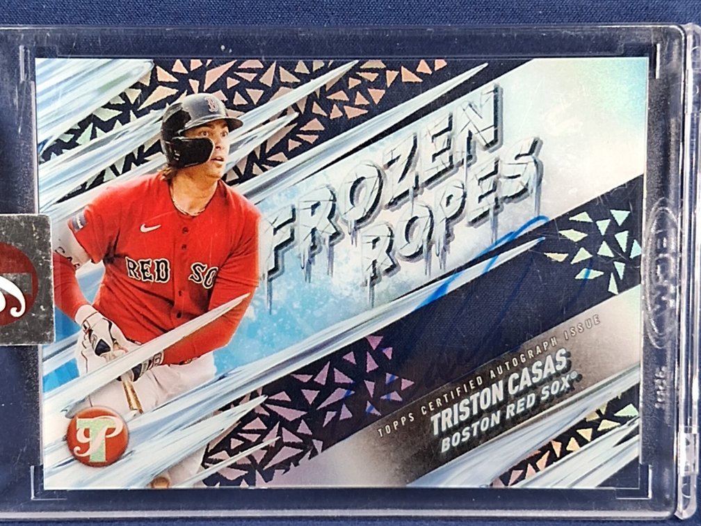 2024 Topps Pristine #FRA-TC Triston Casas auto "Frozen Ropes" - encased by Topps