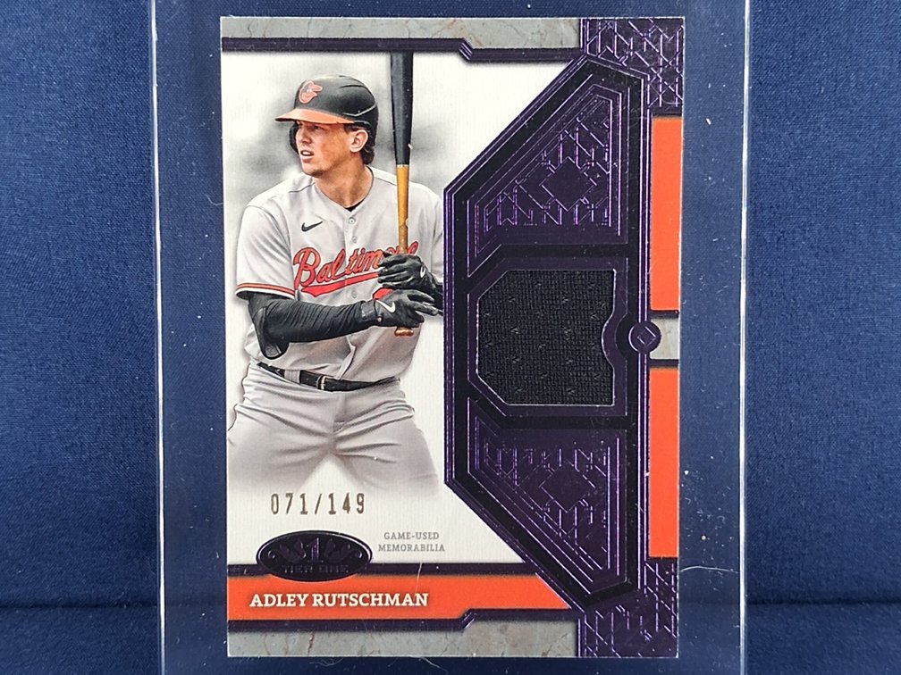 2024 Topps Tier One #T1R-AR Adley Rutschman relic 71/149