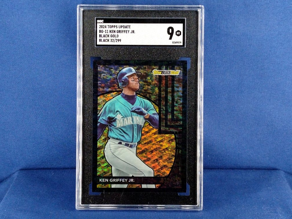 2024 Topps Update #BG11 Ken Griffey Jr. "Black Gold" 32/299 - SGC 9