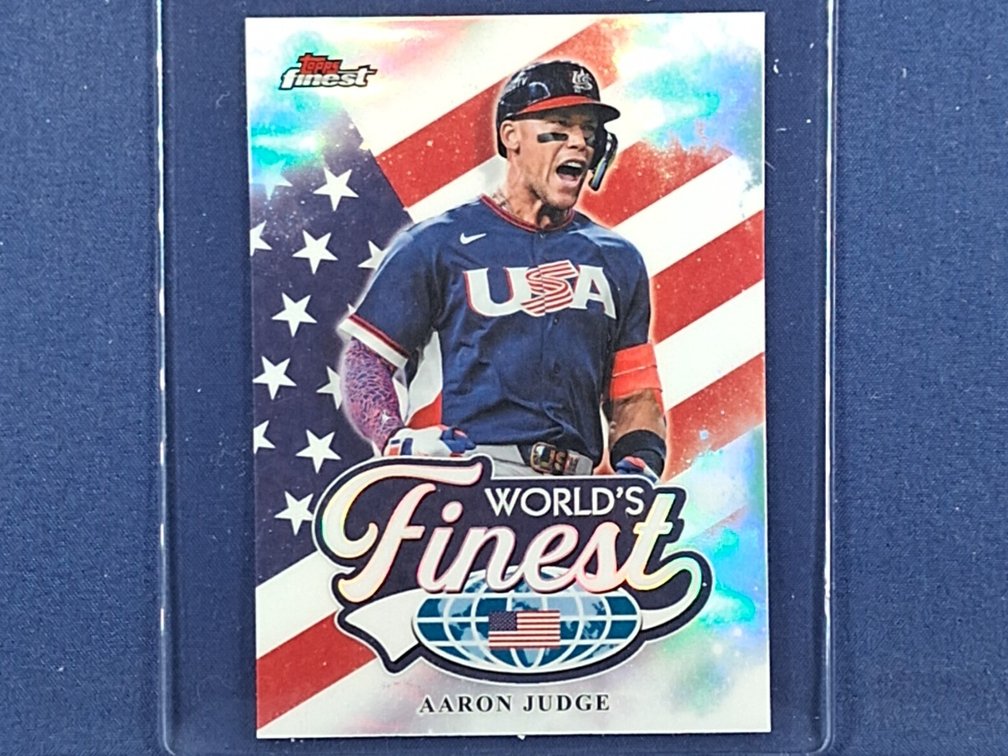 2026 Topps Finest #WF-1 Aaron Judge "World's Finest" - Team USA
