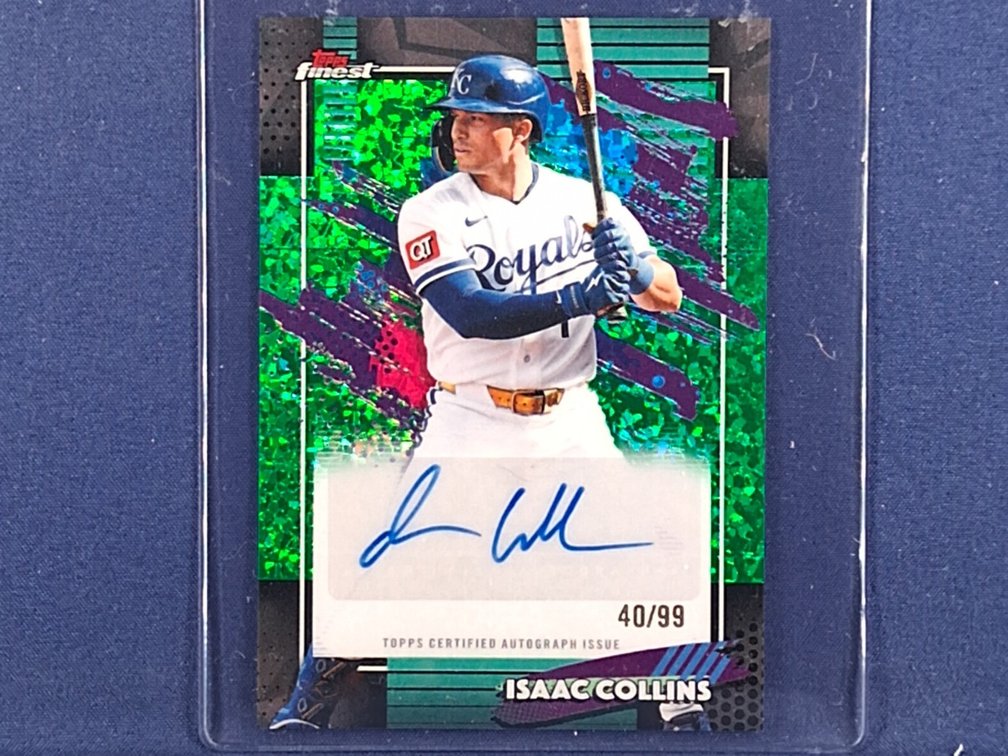 2026 Topps Finest #FMA-IC Isaac Collins auto 40/99