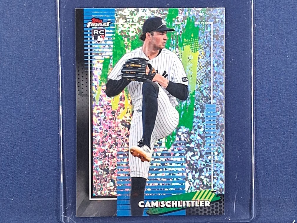 2026 Topps Finest #89 Cam Schlittler RC - mini-diamond refractor