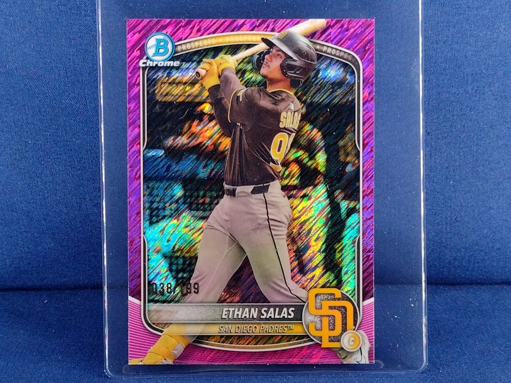 2025 Bowman Chrome #BCP-169 Ethan Salas 38/199