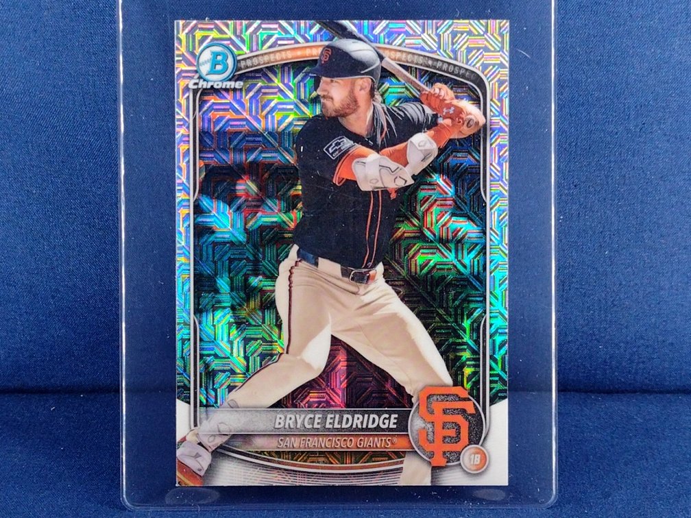 2025 Bowman Chrome #BCP-180 Bryce Eldridge mojo refractor