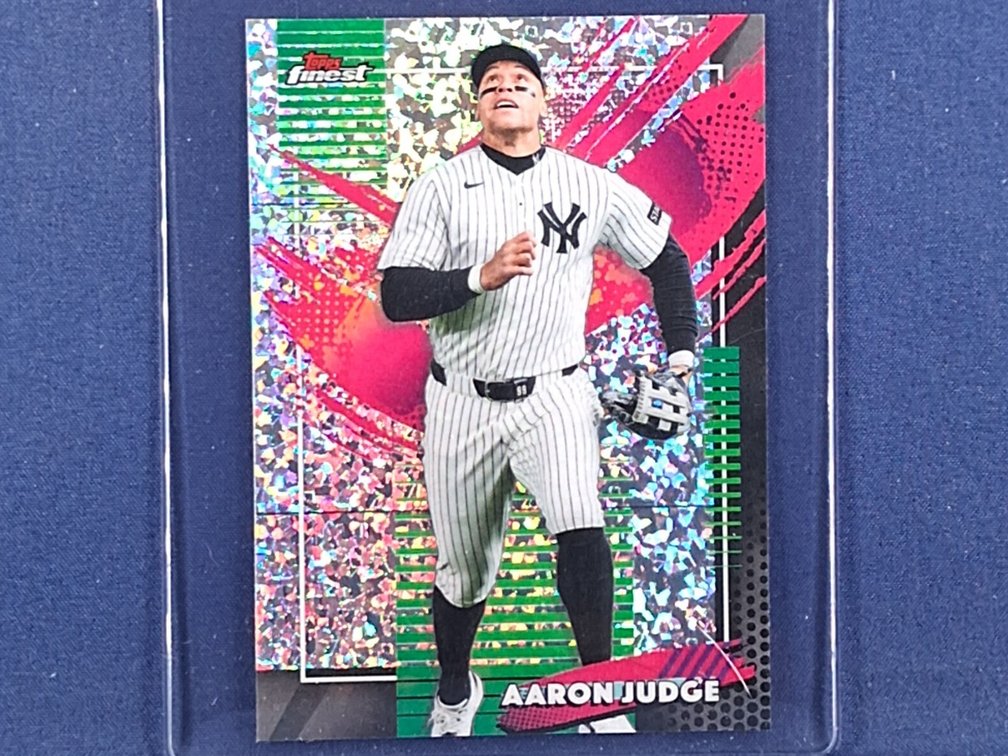 2026 Topps Finest #299 Aaron Judge diamond mini-refractor - "rare" parallel