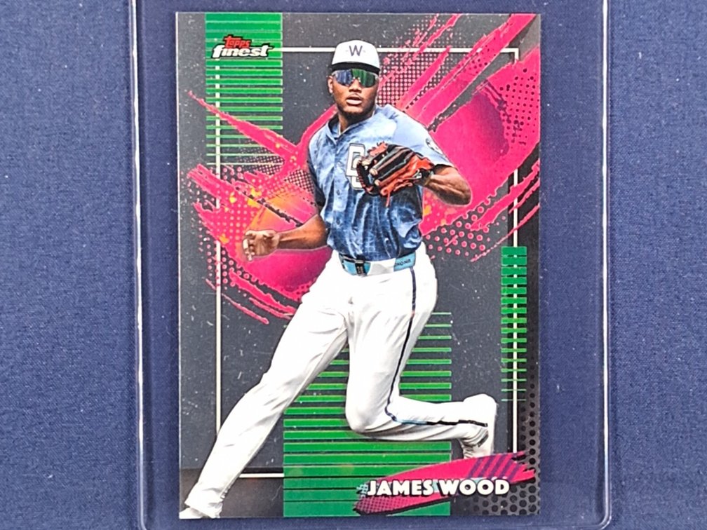 2026 Topps Finest #253 James Wood - "rare" parallel