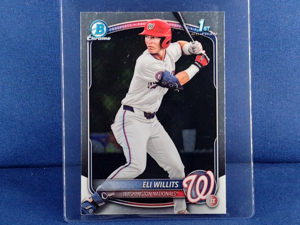2025 Bowman Draft #BDC-1 Eli Willits - 1st Bowman - chrome