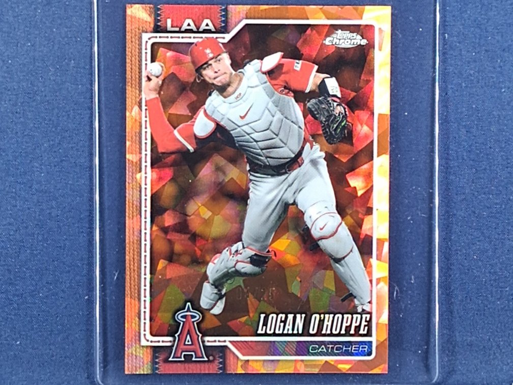 2026 Topps Chrome Sapphire #97 Logan O'Hoppe 4/25