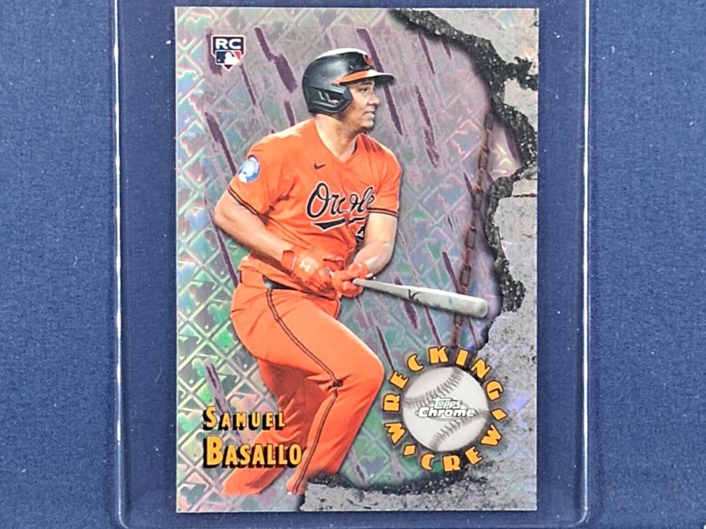 2026 Topps Chrome Logofractor #WC-24 Samuel Basallo RC "Wrecking Crew"