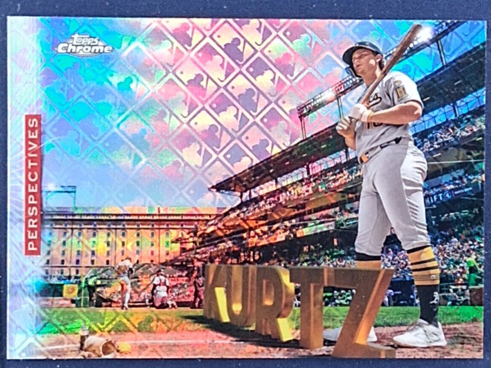 2026 Topps Chrome Logofractor #P-3 Nick Kurtz "Perspectives"