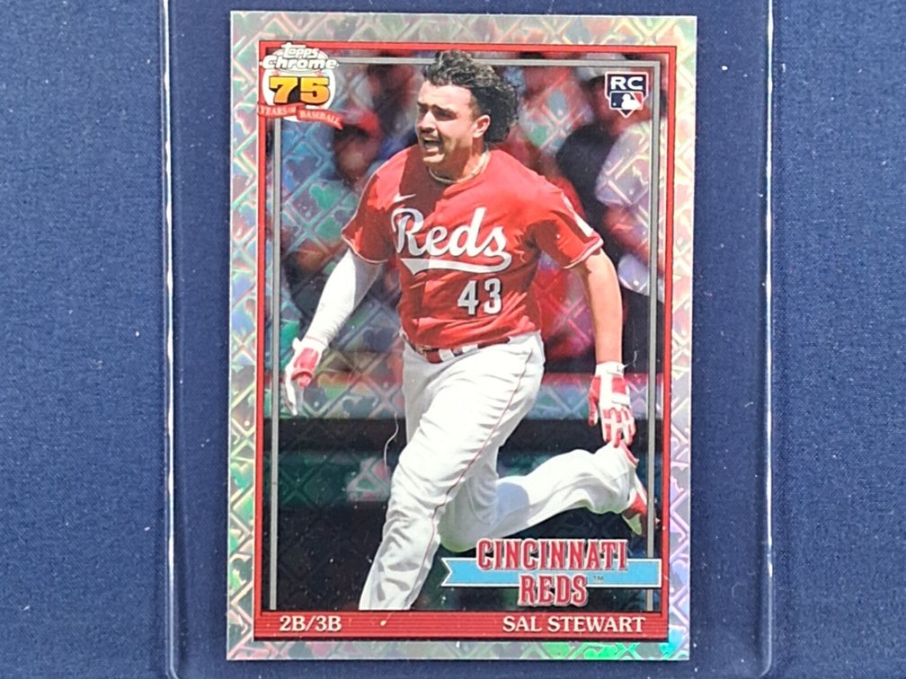2026 Topps Chrome Logofractor #91CB-21 Sal Stewart RC "1991 throwback"