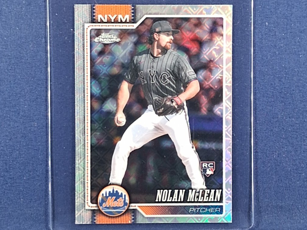 2026 Topps Chrome Logofractor #236 Nolan McLean RC