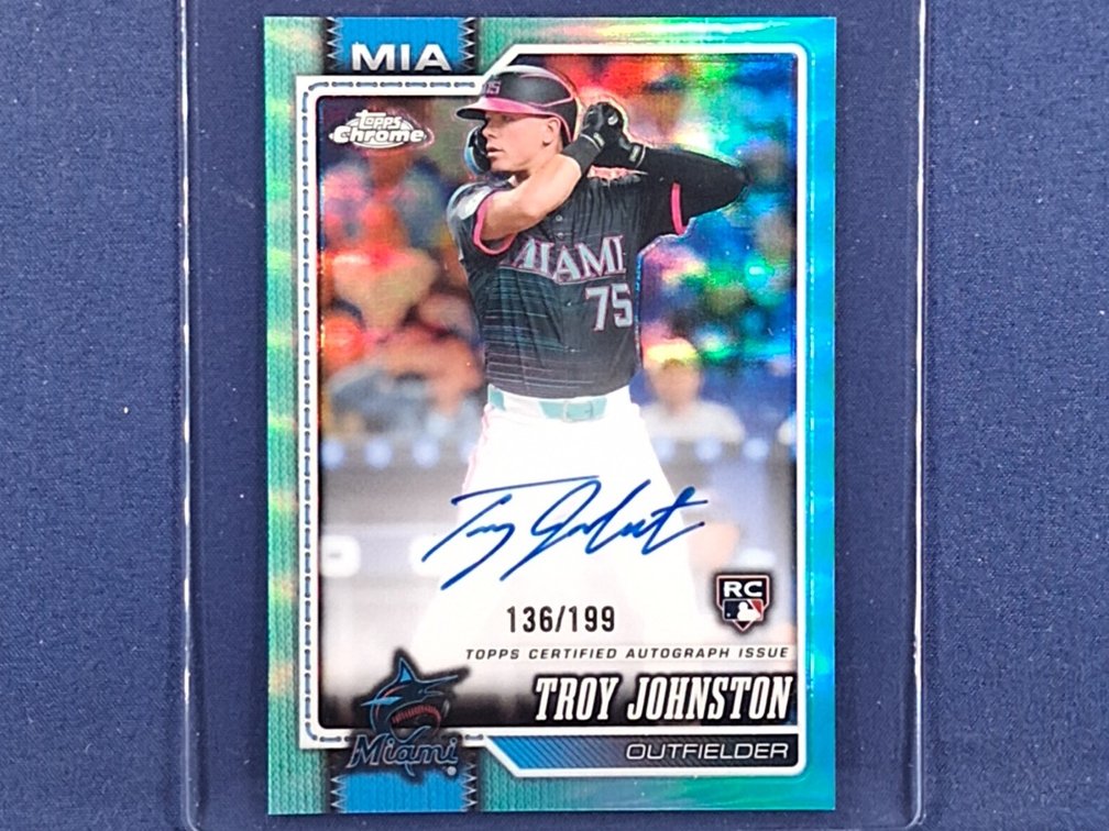 2026 Topps Chrome #RA-TJO Troy Johnston RC auto 136/199 - refractor