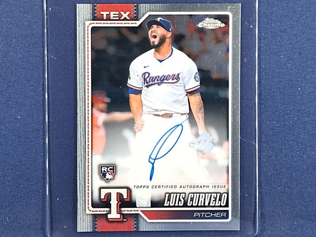 2026 Topps Chrome #RA-LC Luis Curvelo RC auto