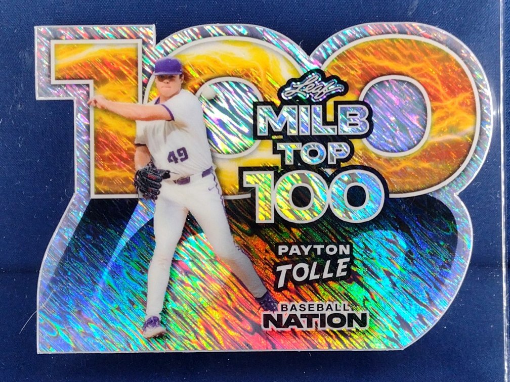 2025 Leaf Baseball Nation #MB-55 Payton Tolle 3/15