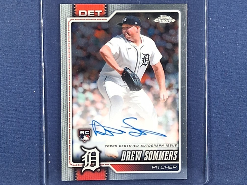 2026 Topps Chrome #RA-DSO Drew Sommers RC auto