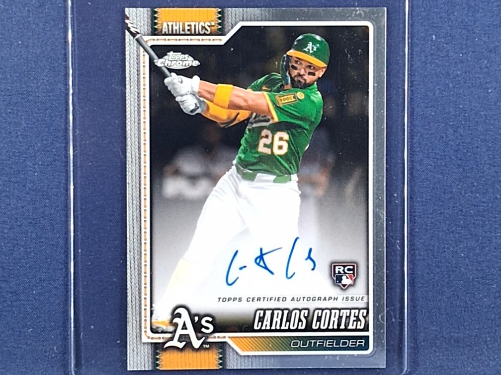 2026 Topps Chrome #RA-CCO Carlos Cortes RC auto